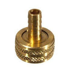 Brass Female Garden Hose Thread x 3/8'' Barb