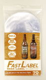 FastLabel 12oz Beer Label, 70 Sleeves