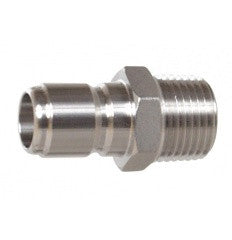 Stainless Steel Male Quick Disconnect, 1/2" MPT