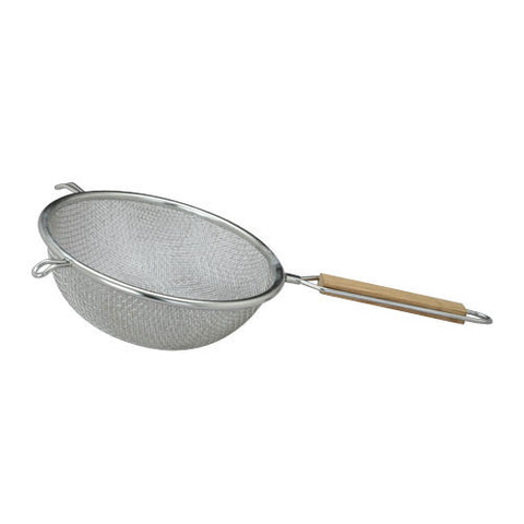 Stainless Steel Strainer 8" Double Mesh