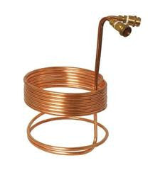 Wort Chiller 25' x 3/8" with Brass Fittings