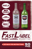 FastLabel Wine Label, 50 Sleeves